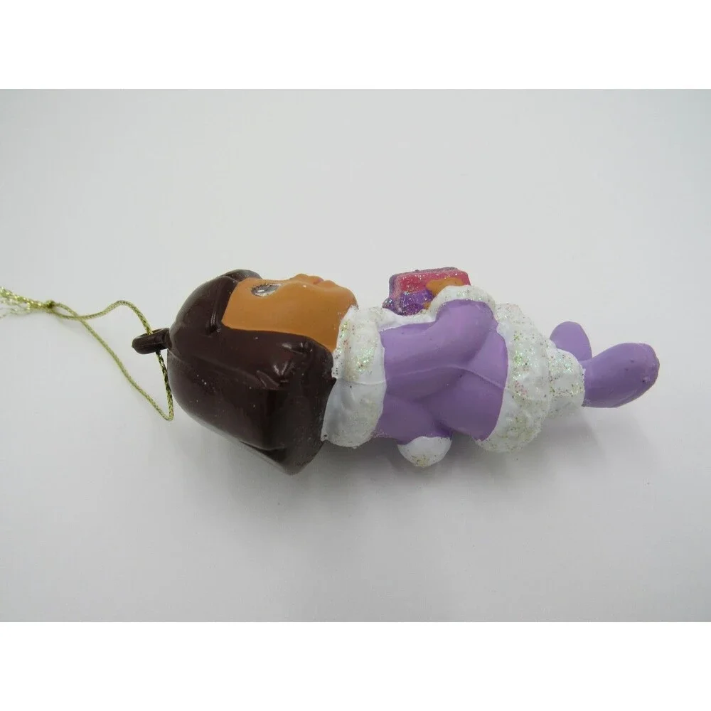 Dora the Explorer Christmas Tree Holiday Ornament Glittery Present Nickelodeon